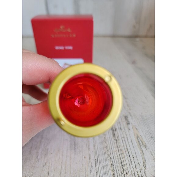 Hallmark Wine Time a wonderful wine of the year! ornament Xmas - Picture 5 of 7